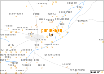 map of Amnīeh Deh