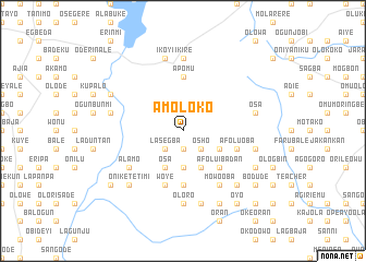 map of Amoloko