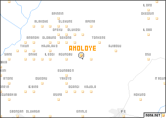 map of Amoloye