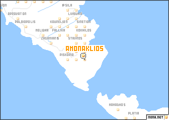 map of Amonakliós