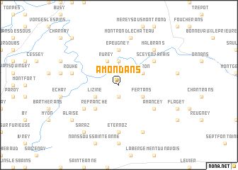 map of Amondans
