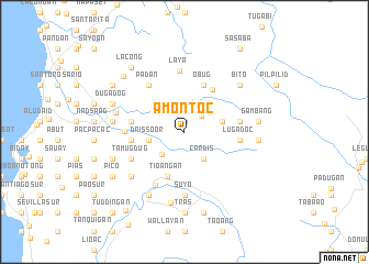 map of Amontoc