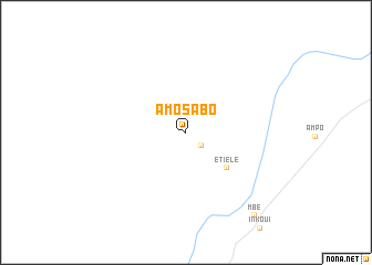 map of Amosabo