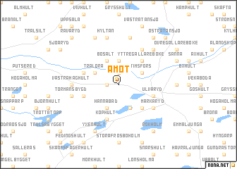 map of Åmot