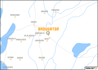 map of Amoudator