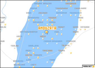 map of Amouzata