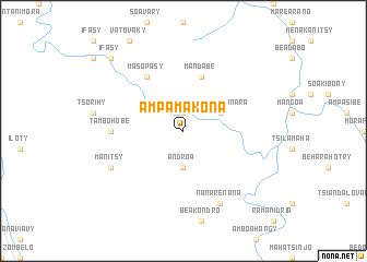 map of Ampamakona