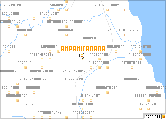 map of Ampamitanana