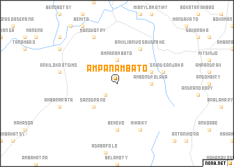 map of Ampanambato