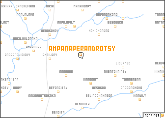 map of Ampanaperandrotsy