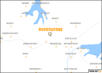 map of Ampandrabe