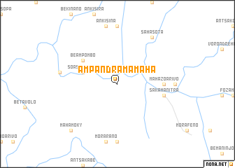 map of Ampandramamaha