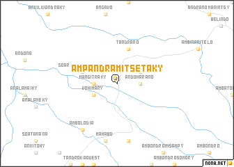 map of Ampandramitsetaky