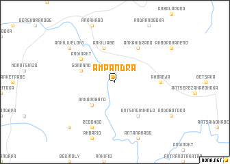 map of Ampandra