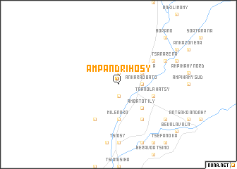 map of Ampandrihosy