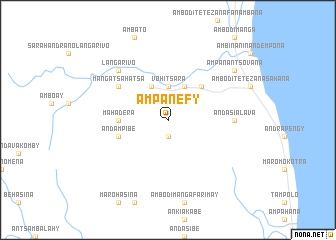 map of Ampanefy