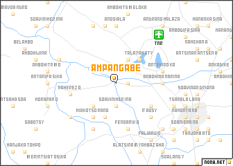 map of Ampangabe