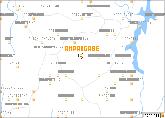 map of Ampangabe