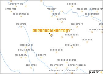 map of Ampangadihantany