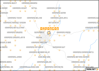 map of Ampangan