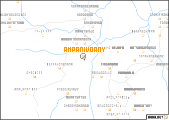 map of Ampanivoany