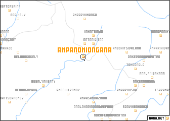 map of Ampanomiongana