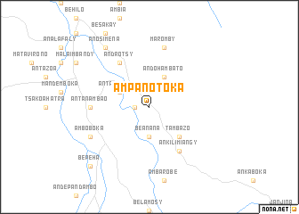 map of Ampanotoka
