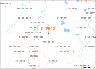 map of Ampano