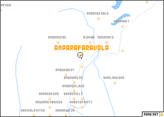 map of Amparafaravola