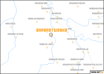 map of Amparatsiraka