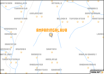 map of Amparingalava
