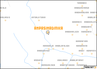 map of Ampasimadinika