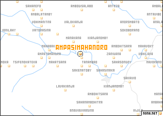 map of Ampasimahanoro