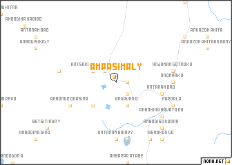 map of Ampasimaly