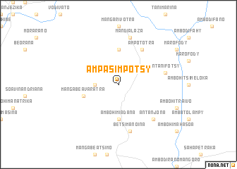 map of Ampasimpotsy