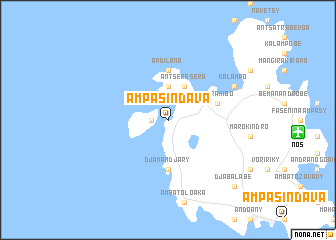 map of Ampasindava