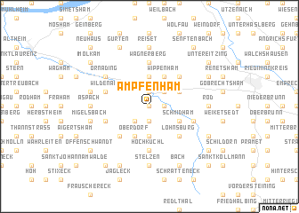 map of Ampfenham