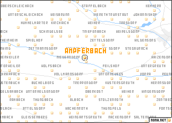 map of Ampferbach