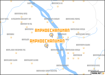 map of Amphoe Chanuman