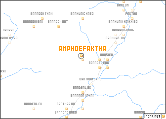 map of Amphoe Fak Tha