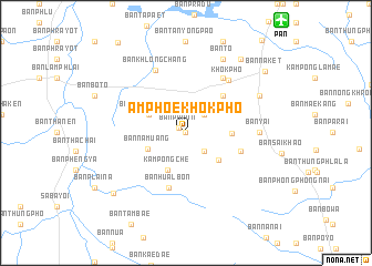 map of Amphoe Khok Pho