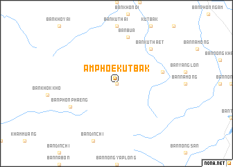 map of Amphoe Kut Bak