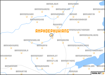 map of Amphoe Phu Wiang