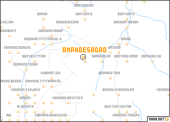 map of Amphoe Sadao