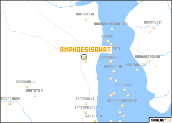 map of Amphoe Si Sawat