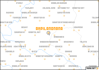 map of Ampilanonana