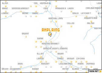 map of Amplaing