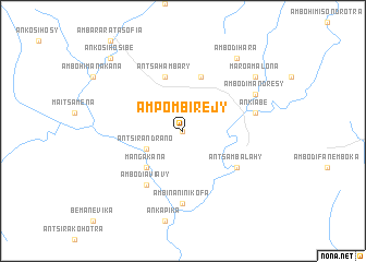 map of Ampombirejy