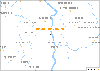 map of Ampondrahazo