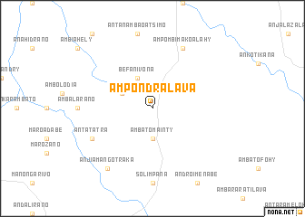 map of Ampondralava